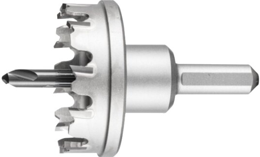 Pferd Tc Hole Cutter Flat Version 8 Mm, Shank Dia. 10 Mm, 4,8 Cm