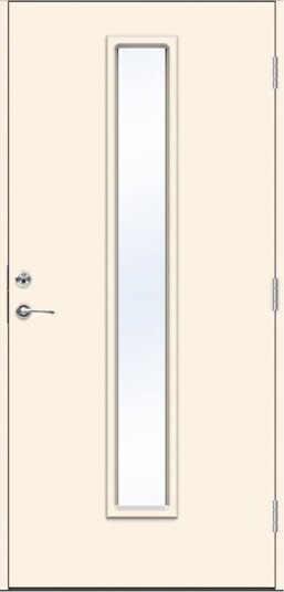 Ytterdør Swedoor Advance-Line Nordic Narvik med Yale Doorman Classic Home