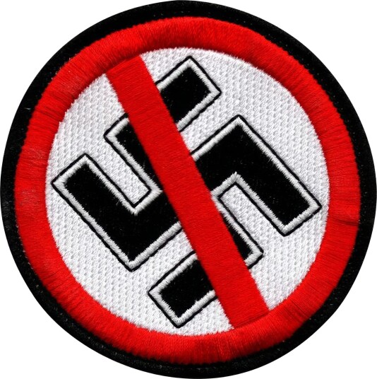 Märkbar Stoffmerke Anti-nazist D-8-4