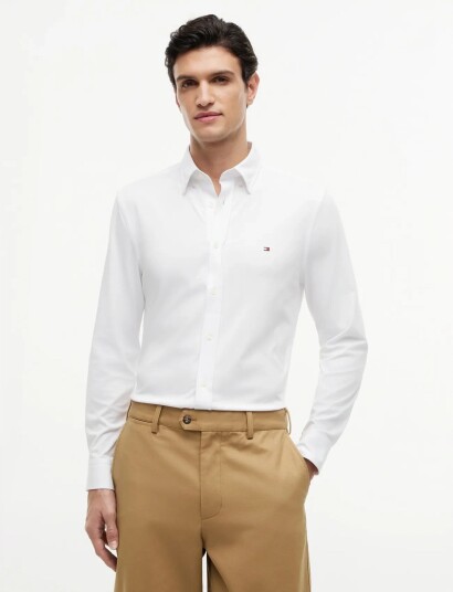 Tommy Hilfiger Performance Sf Interlock White XL Tommy Hilfiger Performance Sf Interlock White XL