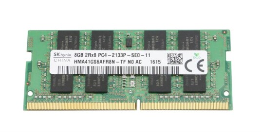HMA41GS6AFR8N TFN0 AC Hynix 8GB PC4 17000 DDR4 2133MHz non ECC Unbuffered CL15 260 Pin