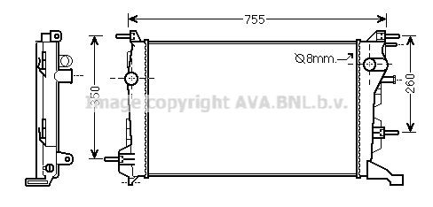 Radiator AVA Clever Choice RT2410
