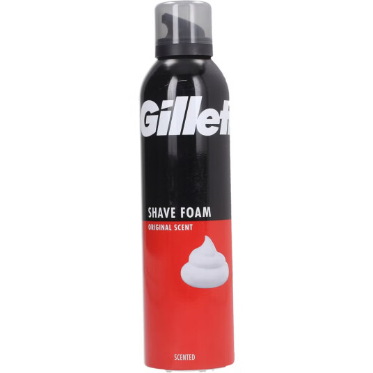 Gillette Barberskum Normal Hud Rød Original