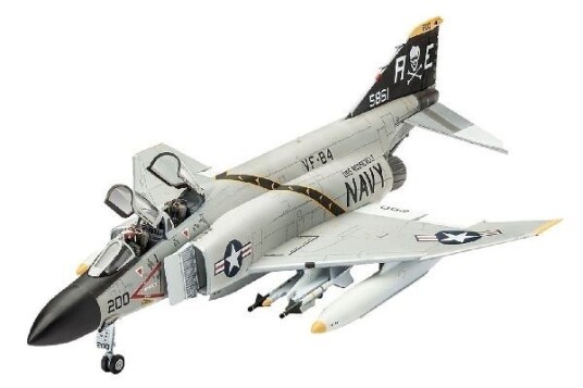 Revell F-4J Phantom II 1/72 Modellfly Byggesett for Modellbygging