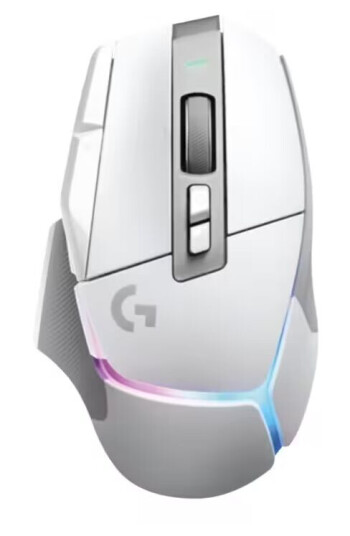Logitech G502 X Plus Trådløs Gamingmus med Hero 25K-sensor og RGB-belysning - Hvit