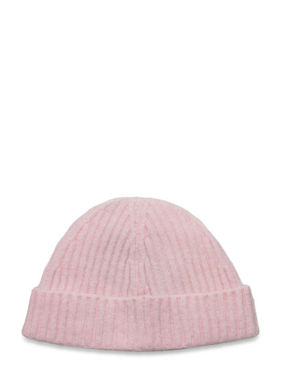 Monki Ribbed Beanie - Pink - ONE SIZE Monki Ribbed Beanie - Pink - ONE SIZE