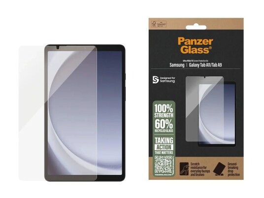 PanzerGlass UWF Skjermbeskyttelse til Samsung Galaxy Tab A11 - Ripebestandig og Sjokkresistent