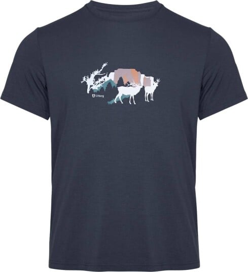 Urberg Men's Printed Tree Tee Blue Nights S