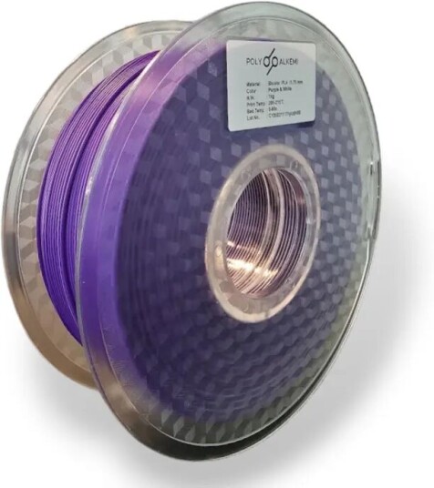 Polyalkemi Pla Bicolor Purple White Polyalkemi Pla Bicolor Purple White
