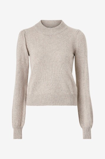 JDY - Genser jdyRue L/S Pullover Knt - Grå JDY - Genser jdyRue L/S Pullover Knt - Grå