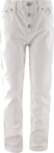 Levis Jeans Høy ankel Straight Sunny Cream Levis 14 år 164 Jeans Beige Hvit