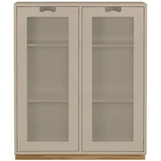 Asplund Snow E Vitrineskap 30 cm Dark Sand