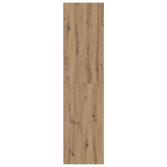 Garderobe artisan eik 100x50x200 cm konstruert tre 8721158340825