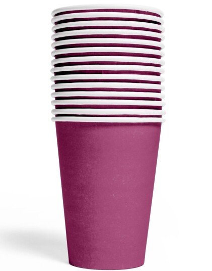 14 stk Lilla Pappkrus 210 ml
