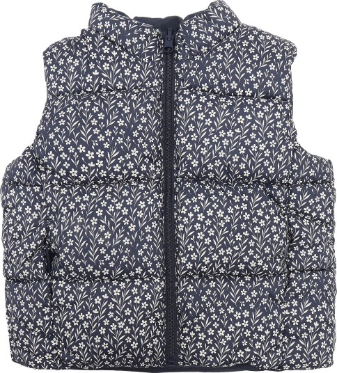 Mango Reversible Quilted Gilet NAVY 92 98