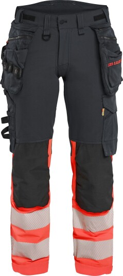 Blakläder 702516489955D21 Arbeidsbukse Varsel Svart Rod Svart Rod