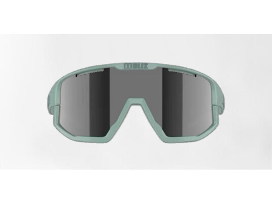 Bliz Fusion Small 25 sykkelbriller smoke mirror/silver lens matte grønn Bliz Fusion Small 25 sykkelbriller smoke mirror/silver lens matte grønn