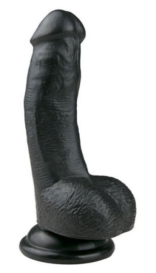EasyToys Collection Easytoys Realistic Dildo Med Sugekopp 15 Cm Sort