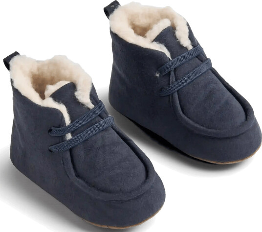 Wheat Indoor Shoe Mae Navy 24