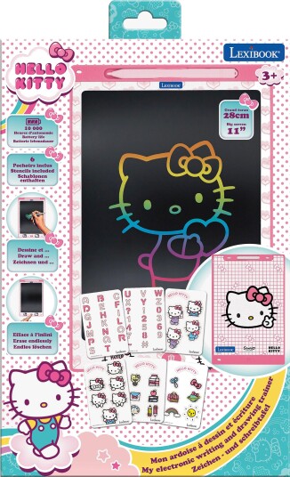 Hello Kitty Tegnebrett 10" Med Sjablongmaler