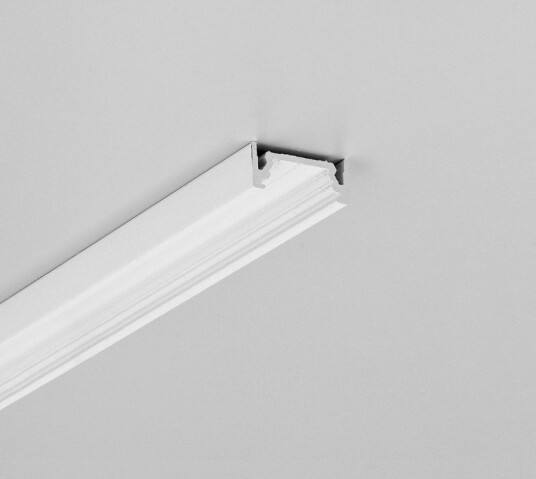 Topmet 2m aluprofil SURFACE10.V2 BC/U Hvit lakkert påbygg LED skinne Topmet 2m aluprofil SURFACE10.V2 BC/U Hvit lakkert påbygg LED skinne