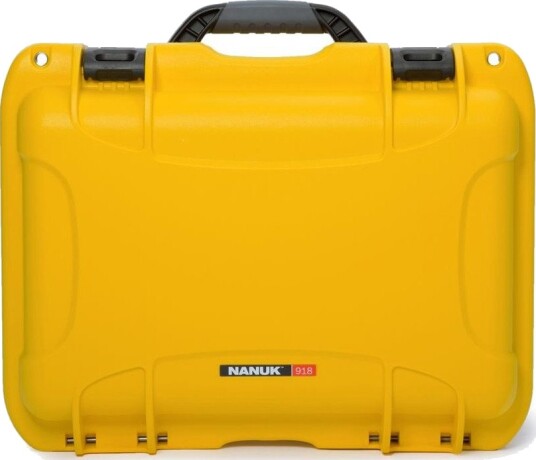Nanuk 918 flightcase - 378x249x218mm - Gul Nanuk 918 flightcase - 378x249x218mm - Gul