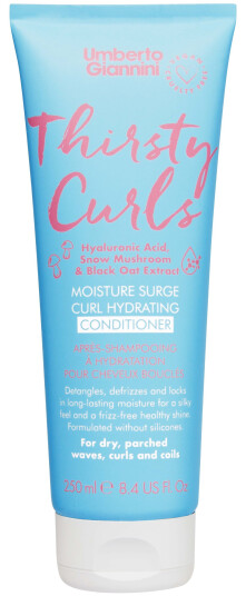 Umberto Giannini Thirsty Curls Moisture Surge Curl Hydrating Conditioner 250ml Umberto Giannini Thirsty Curls Moisture Surge Curl Hydrating Conditioner 250ml