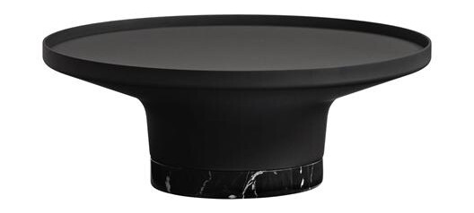 Wendelbo Poller Salongbord Ø80 Sort/ Sort Marmor Wendelbo Poller Salongbord Ø80 Sort/ Sort Marmor