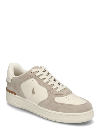 Polo Ralph Lauren Masters Court Leather Suede Sneaker Beige 47