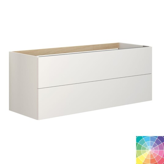 Dansani Inzo Sideskap 2 Skuffer B40-120xh48xd44 cm - Glatt NCS Farge / 120cm