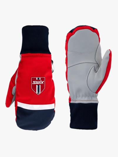 Swix Blizzard Heritage Mitt Junior Rød 6