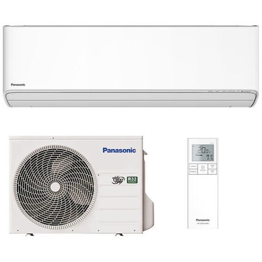 Panasonic Varmepumpe 7,5 Kw HZ25ZKE Hvit Komplett