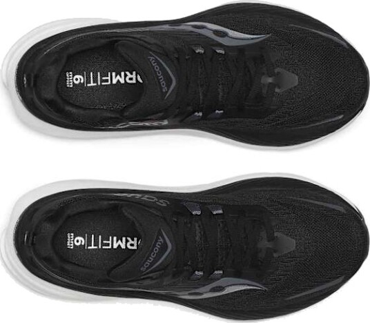 Saucony Men's Hurricane 24 Black 44.5 Saucony Men's Hurricane 24 Black 44.5