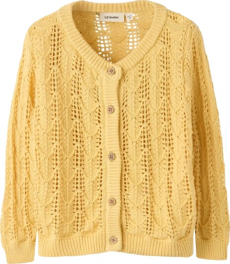 Lil"Atelier Nmffea Ls Knit Card Lil   Yellow   104