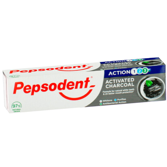 PEPSODENT Whitening Tannkrem Aktivt kull 75 ml. PEPSODENT Whitening Tannkrem Aktivt kull 75 ml.