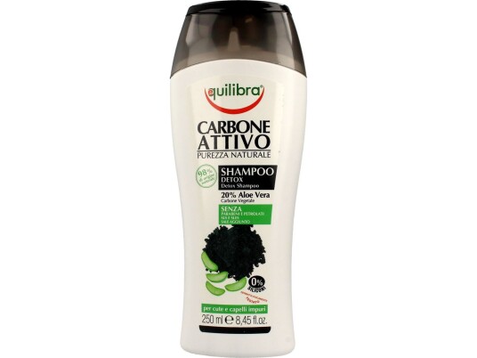 Equilibra_Carbo Detox Shampoo Cleansing Shampoo With Aloe Vera Activated Carbon 250Ml