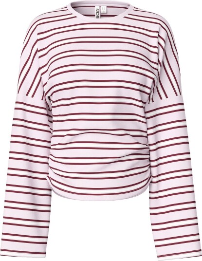 Pieces Pcalli Ls O Neck Top D2D Pink M