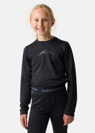 Swedemount Thermal Warm Baselayer Set Jr Black 100 Bestselger