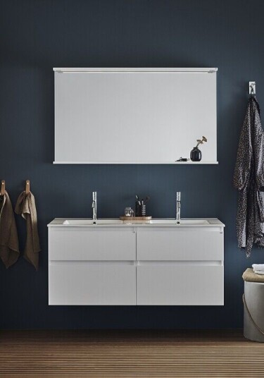 Hafa Servantskap Style 1200D 120x46,5 cm Dobbel m/servant Hvit Hafa Servantskap Style 1200D 120x46,5 cm Dobbel m/servant Hvit