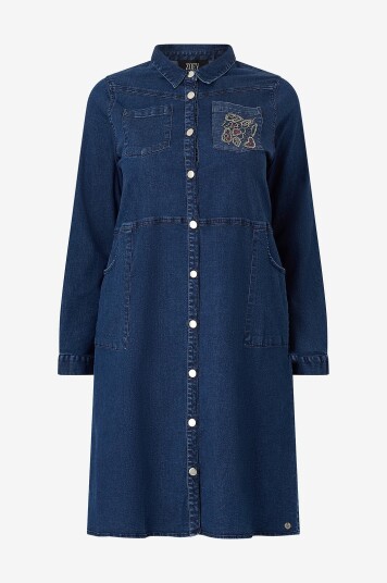 Zoey Skjortekjole Eda Shirt Dress Blå
