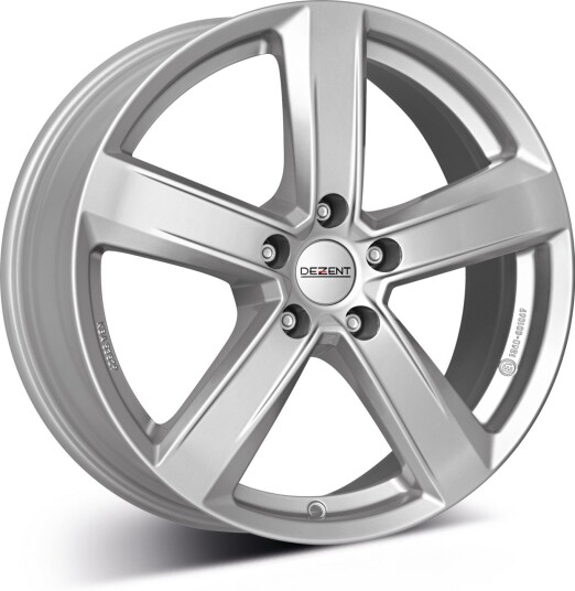 DEZENT TU silver 7.5 x 18 CB57,10 ET50 5/112 7.5 x 18