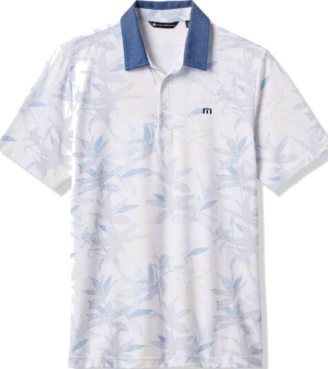 Travis Mathew Featherweight Drift Hvit Golf pologenser herre White XX Large