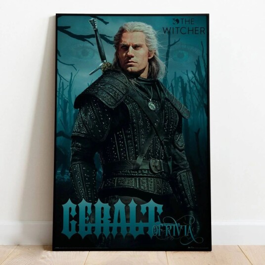 The Witcher Plakat Geralt Of Rivia - 91,5 x 61 cm The Witcher Plakat Geralt Of Rivia - 91,5 x 61 cm