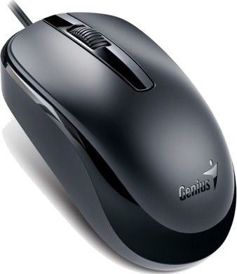 Genius DX-120 Ambidekstriøs Optisk USB Mus 1000 DPI