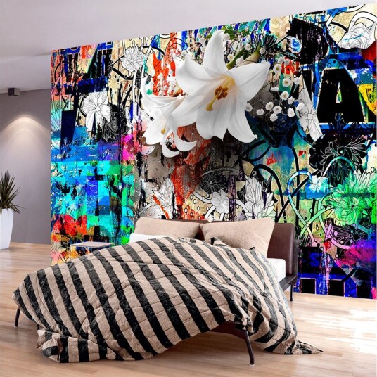 Fototapet Urban Lily 250x175 - Finnes i flere størrelser