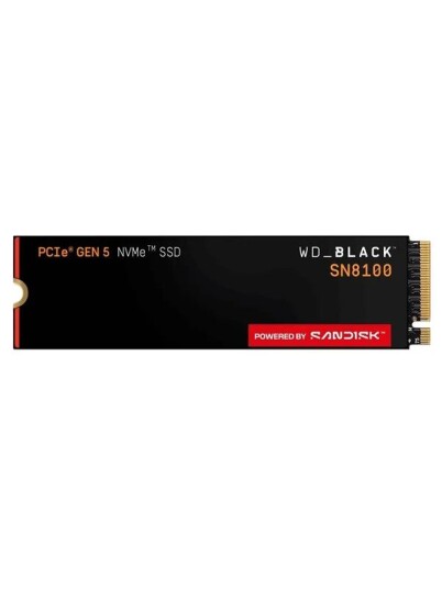 SANDISK WD Black SN8100 SSD 8TB M.2 2280 PCIe 5.0 Uten varmespreder WDS800T1X0M 00CMT0