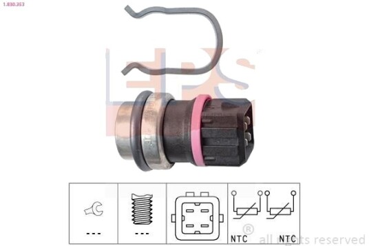 Sensor, motortemperatur EPS 1.830.353