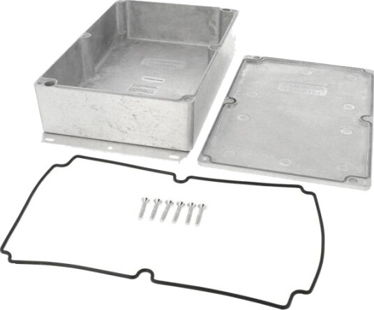 Hammond Electronics 1550Z124F 223 × 147 × 55 mm Trykkstøpt Aluminium Kabinett