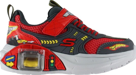 Skechers Sko - Garage - Rød/Kullgrå - Skechers - 27 - Sko