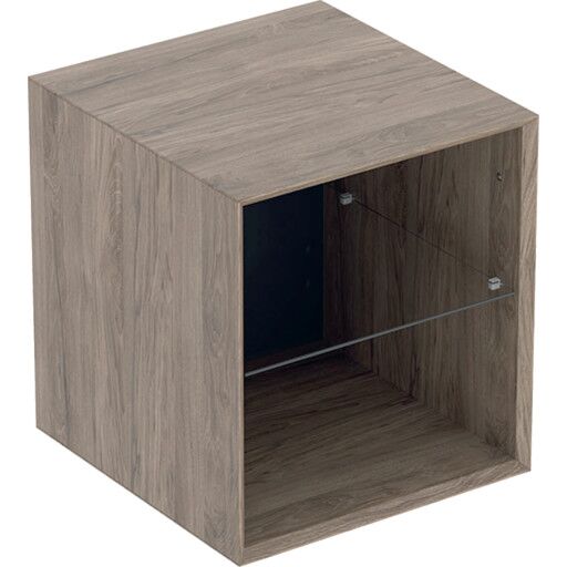 Geberit One åpen hylle 45x47 cm valnøtt Nøttetre